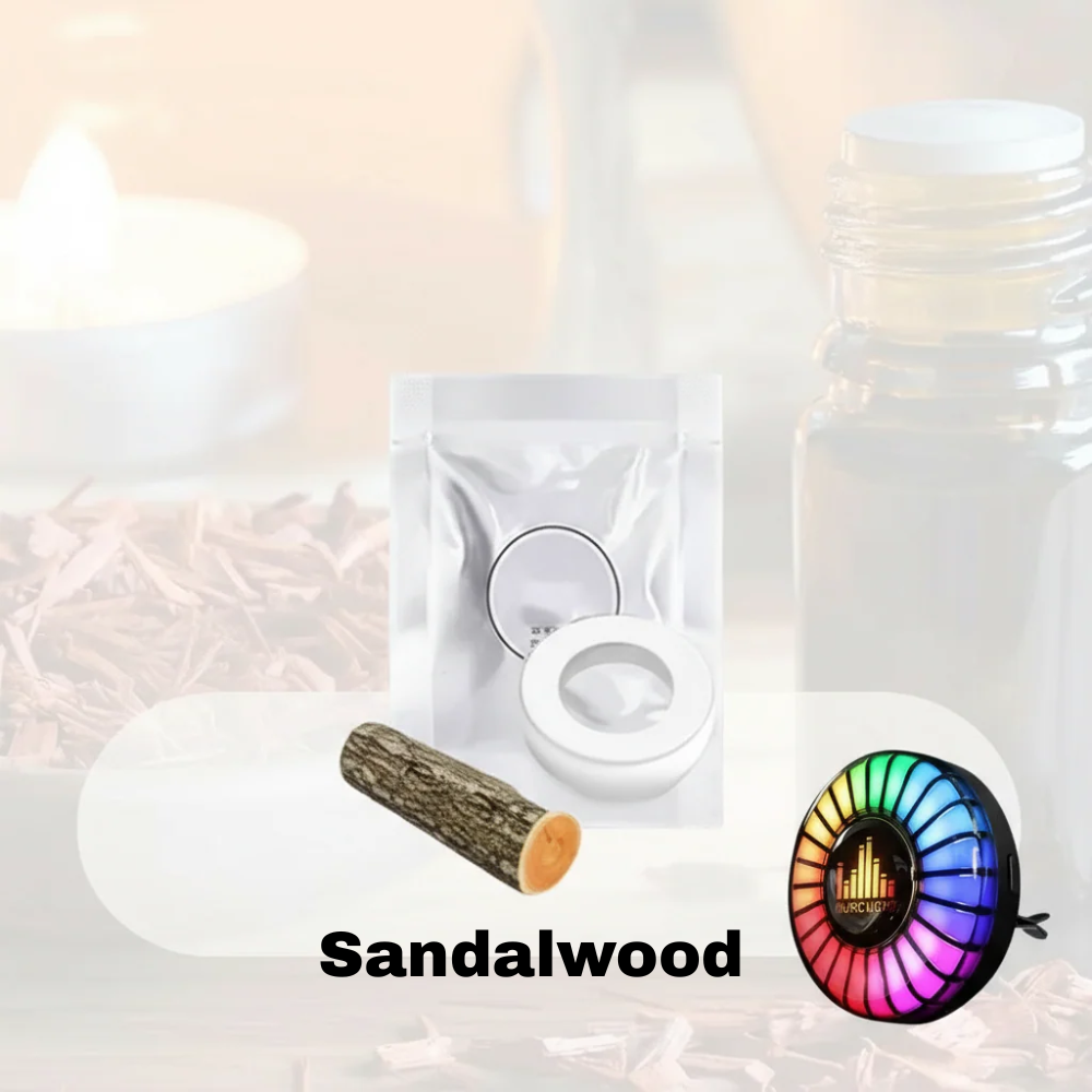 LED-billys med musikalsk rytme og logo (med aromadiffusor)