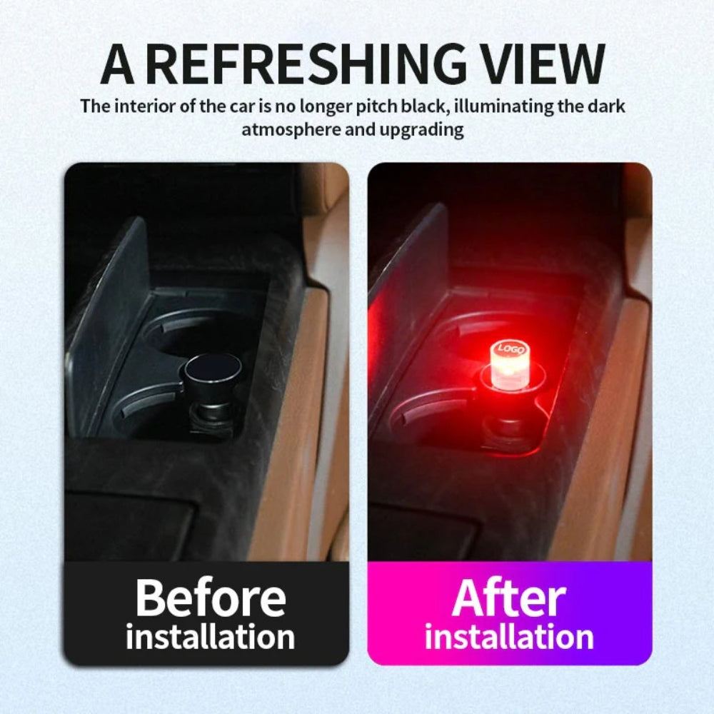 Decoratief mini USB LED licht voor auto-interieurs