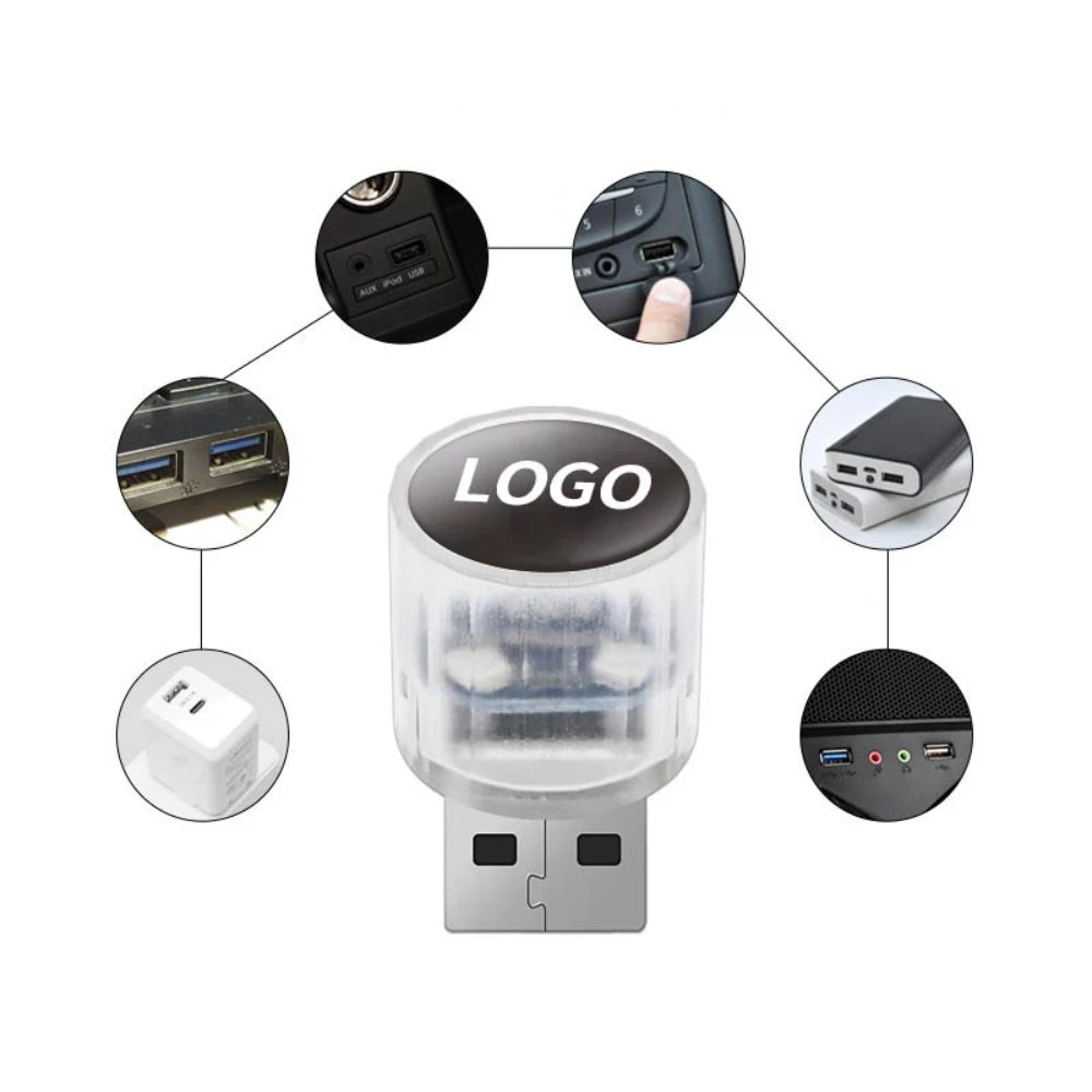 Decoratief mini USB LED licht voor auto-interieurs